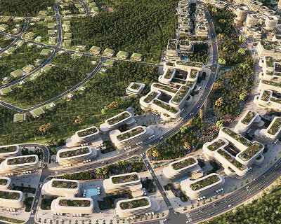 ZHA to thread sprawling 'baku expo city' through pine forest in azerbaijan