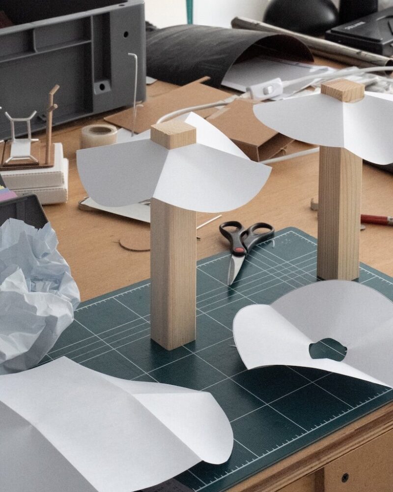 byunggwon na’s ALIT lamp balances ceramic, wood and light in one quiet composition - 3