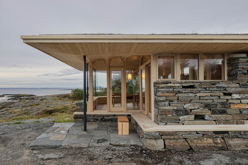 helen & hard revives viking boatbuilding with whole-tree cabin on norway’s atlantic coast
