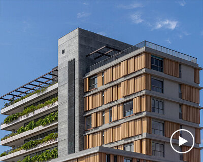wrapped in concrete, wood, and greenery, perkins&will’s residential tower rises in são paulo