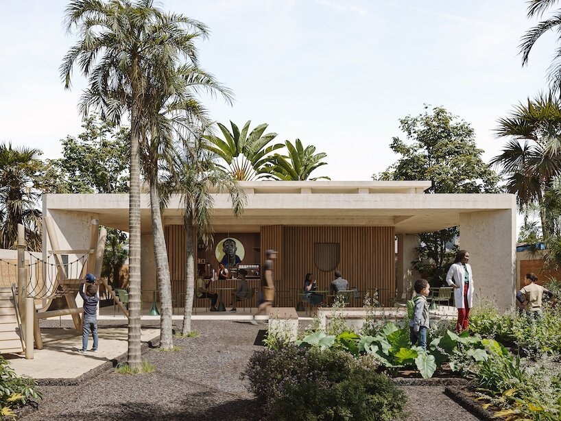 deroche projects turns accra community garden into a productive public landscape - 2
