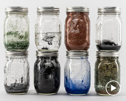 open-source paint archive explores reusable biomaterials and earth pigments for fine art