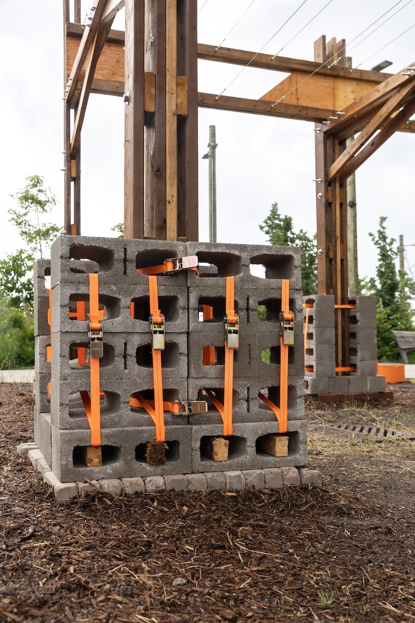 gxn and ha/f stack toronto’s construction leftovers into pop-up public space - 6