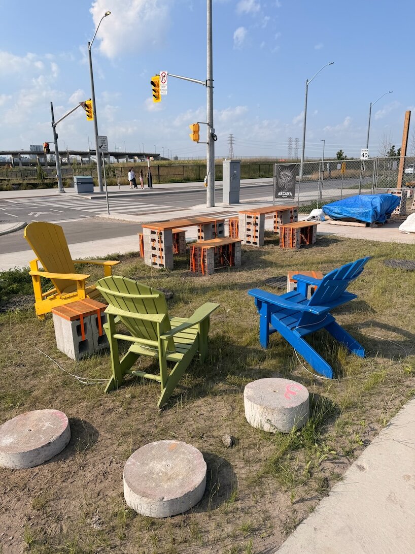 gxn and ha/f stack toronto’s construction leftovers into pop-up public space - 4