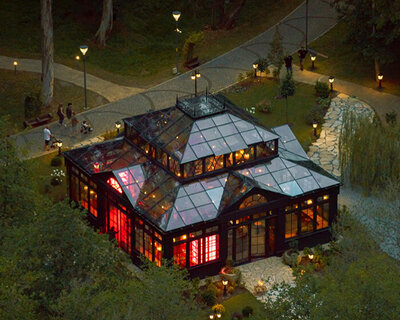 contemporary orangery reimagines ancient botanical mythology of hecate’s garden