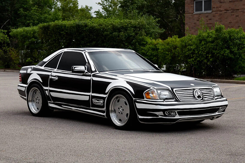 joshua vides’ mercedes SL500 looks like a drawing, and now it’s up for auction - 1