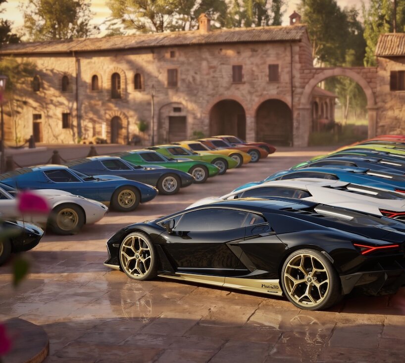 lamborghini revuelto dresses in miura colors for a 99-car tribute - 5