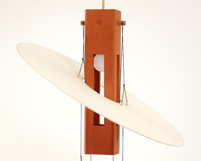 maison cédrat's new lamps filter light through clay and handcrafted washi paper