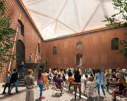 carlo ratti associati previews a kinetic canopy for modena’s former hospital