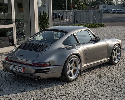 RUF EHRA arrives in monterey with liquid silver bodywork and seven-speed manual