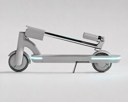 second white’s VtoV 2000 concept gives the electric scooter a more grown-up role