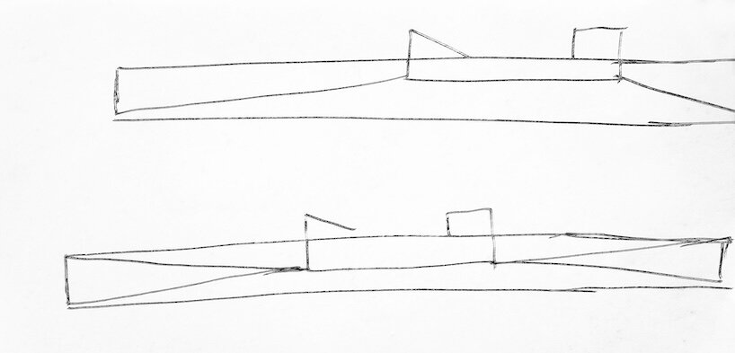 sharp kayak folds aluminum sheet into unsinkable hull with cork seat - 6