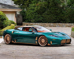 quail green and rose gold frame the obsessive details of spyker’s C8 preliator XXV
