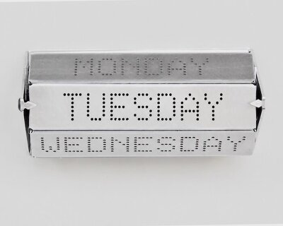 stupid engineering gives holiday brain its own aluminum wall calendar