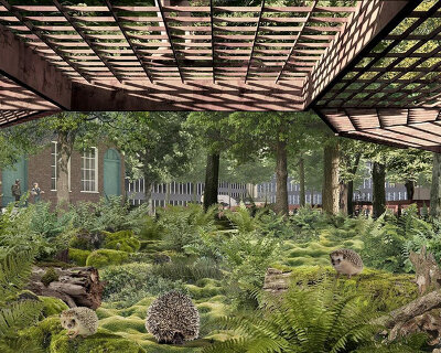 urban living library transforms fragmented city spaces into biodiverse ecological corridors