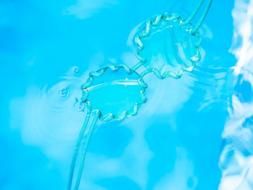 water glasses turn colorful frameless eyewear into wearable sculpture - 5