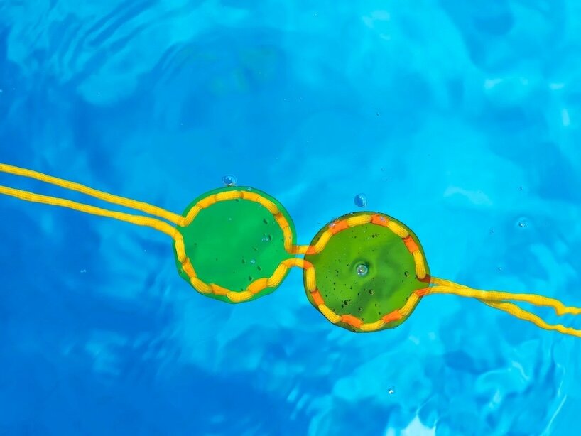 water glasses turn colorful frameless eyewear into wearable sculpture - 6