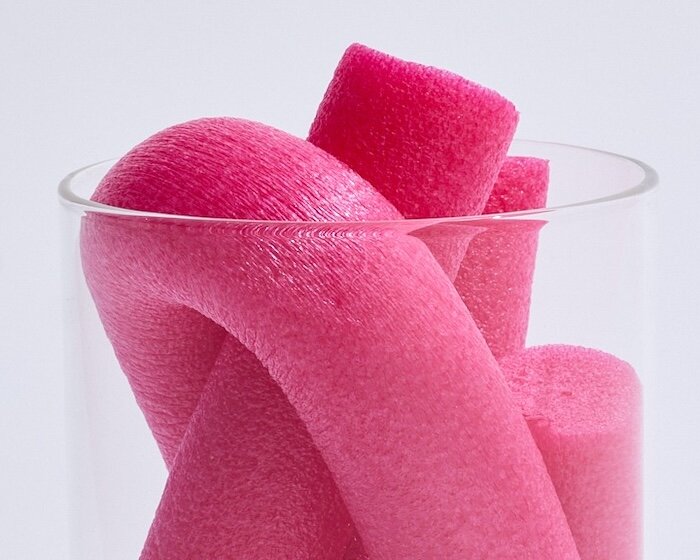 won ji lim translates the human body into glass, cement and soft sculptural forms