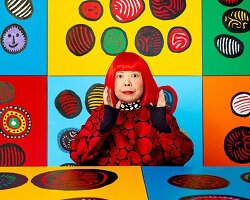 yayoi kusama leaves behind a world of dots, mirrors and infinity