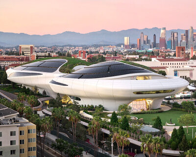 new images reveal MAD’s completed lucas museum ahead of september opening in LA