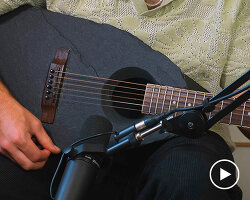 what does a guitar sound like in stone? bebeau builds one from 18 pieces of slate