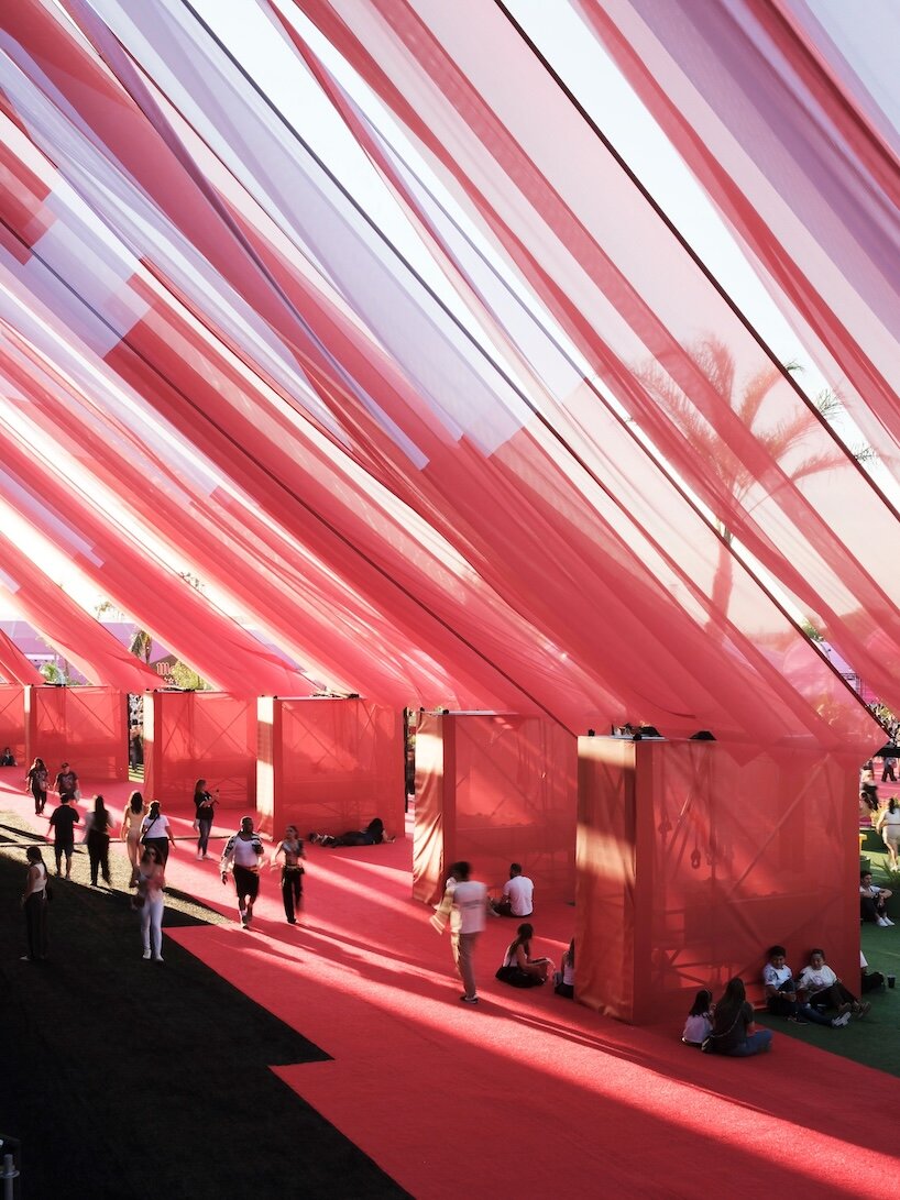 BIG builds a temporary city for shakira in madrid with reusable structures - 9