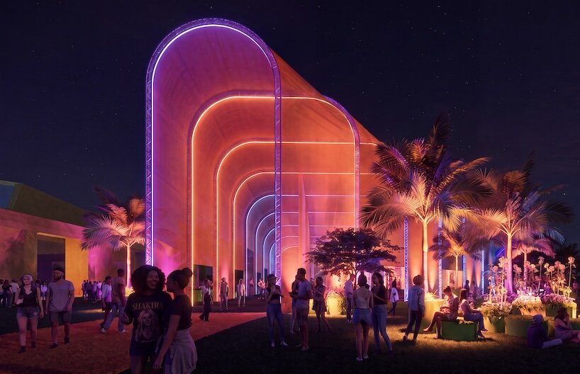 BIG builds a temporary city for shakira in madrid with reusable structures - 5