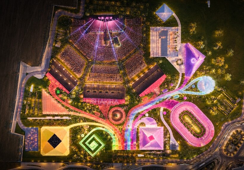 BIG builds a temporary city for shakira in madrid with reusable structures - 1