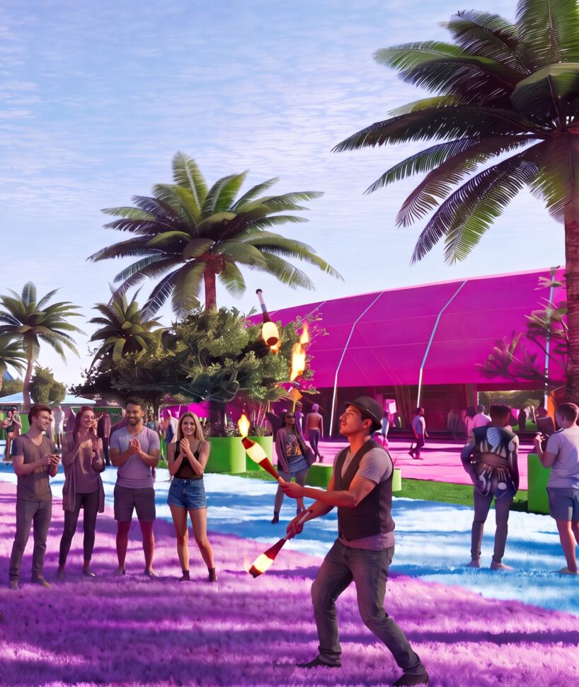 BIG builds a temporary city for shakira in madrid with reusable structures - 6