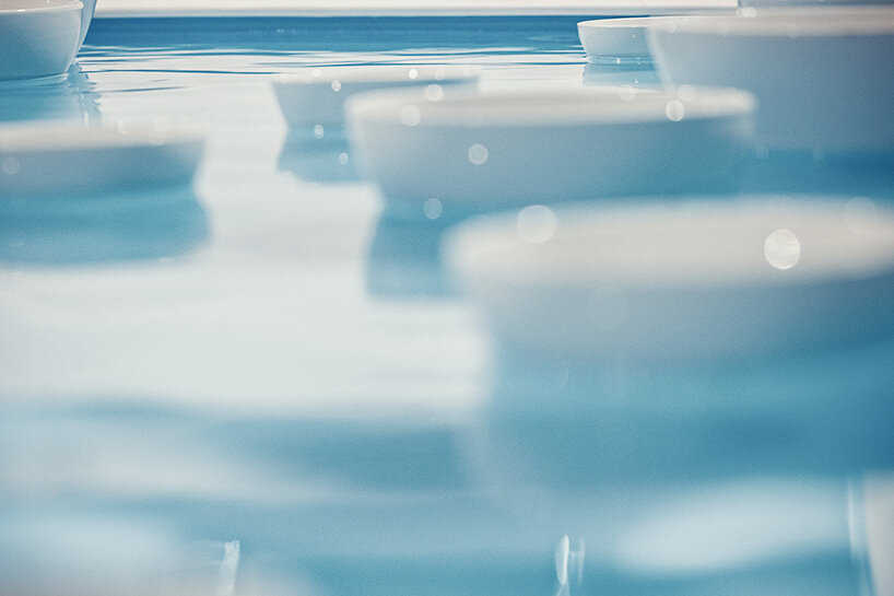 céleste boursier-mougenot brings his floating ceramic orchestra outdoors in athens - 13