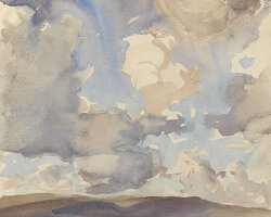 the MET gathers 200 years of capturing clouds, from tinted mirrors to painted negatives