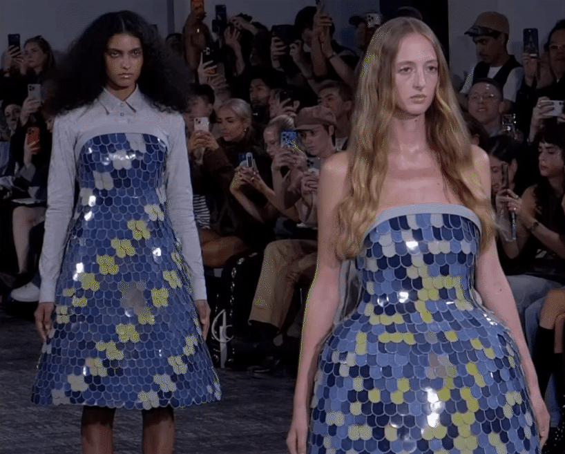 anrealage wraps dresses in up to 2,000 e-ink panels for color-changing ‘skin’ - 1