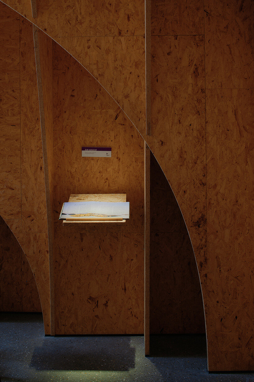 david altrath reveals the timber world inside germany's motorway chapel - 17