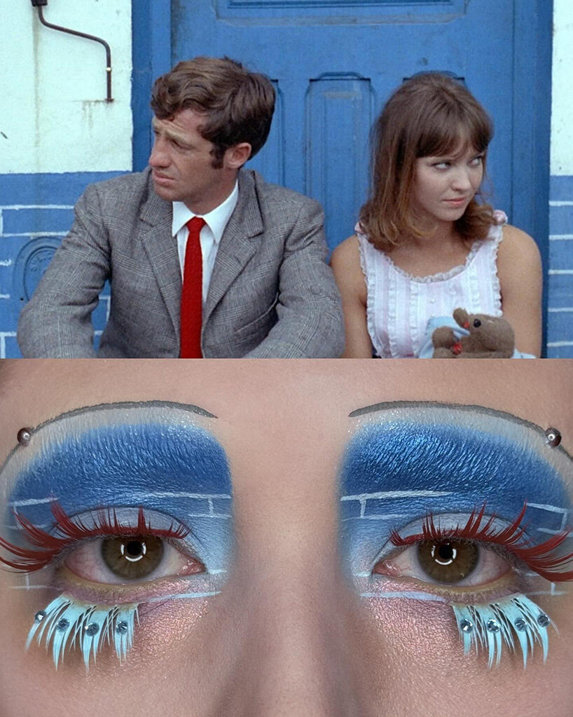 film stills leave the screen and become elaborate makeup compositions - 1