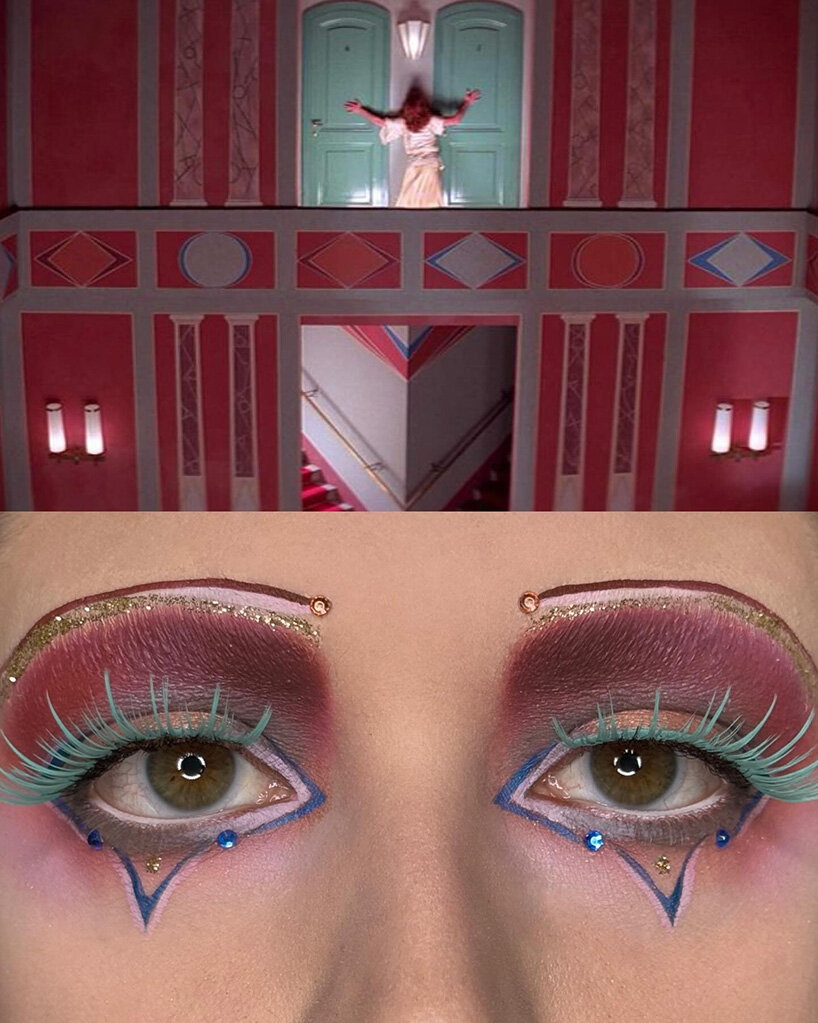 film stills leave the screen and become elaborate makeup compositions - 11