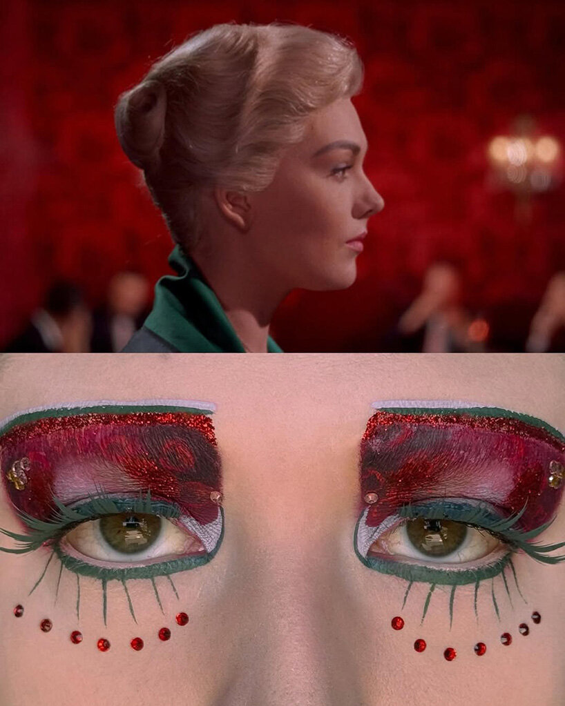 film stills leave the screen and become elaborate makeup compositions - 17