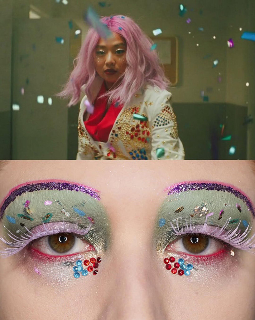film stills leave the screen and become elaborate makeup compositions - 5