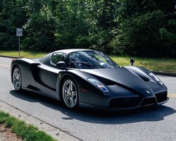 ferrari’s rarest paint finish on its only matte enzo at auction