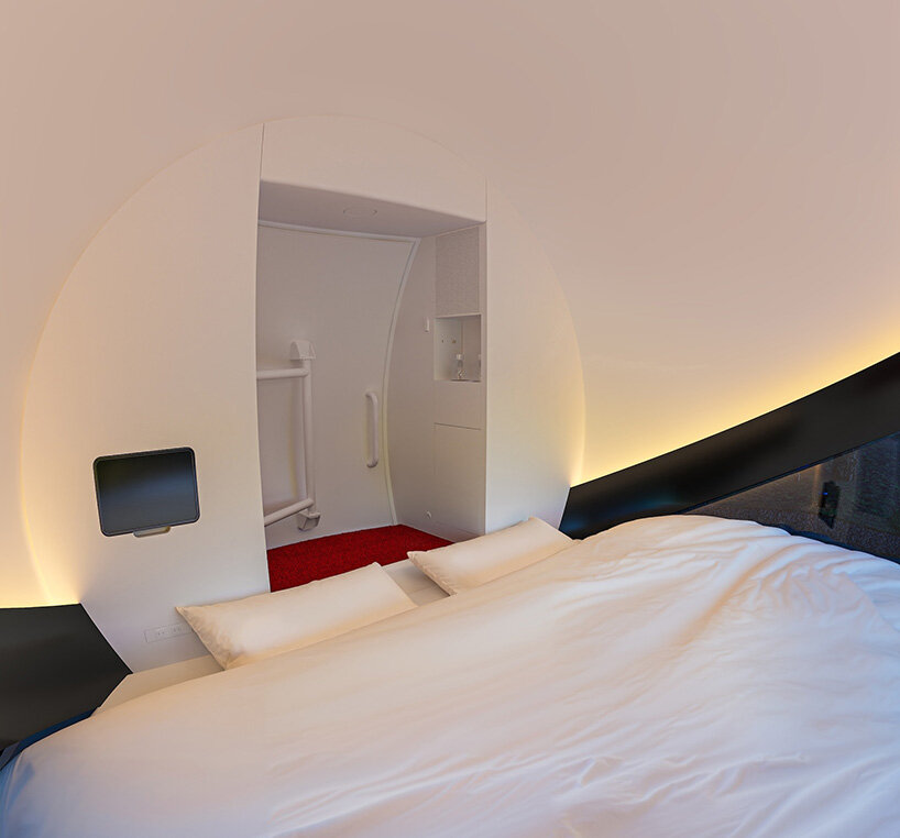 NOT A HOTEL scales up the poké ball into fully inhabitable hotel in japan - 6
