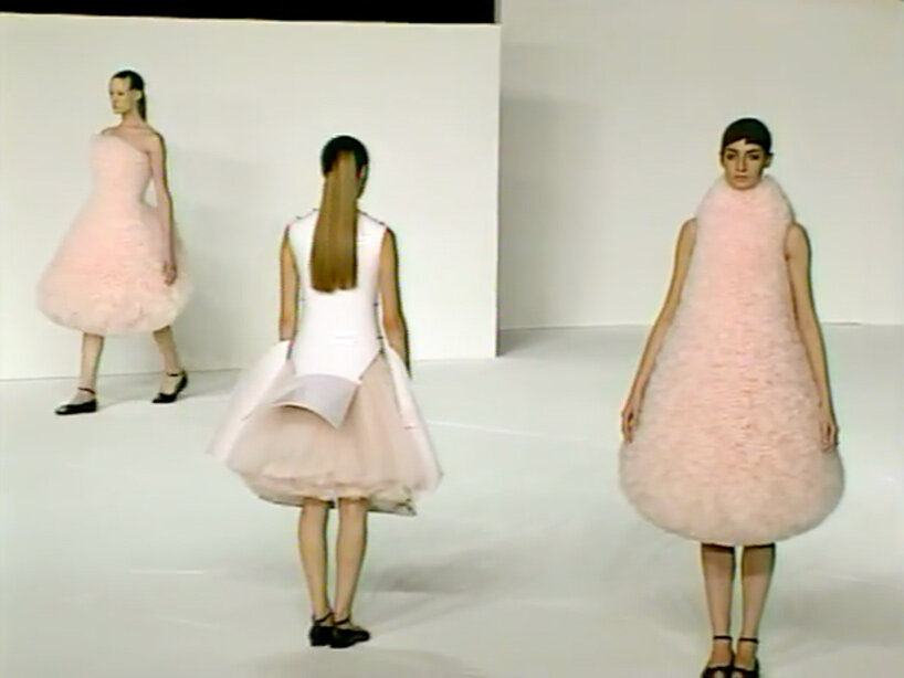 hussein chalayan staged a living room, then let his models wear it away - 4