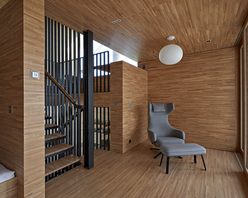 architect-designed cabins offer temporary homes for writers at jan michalski foundation - 14