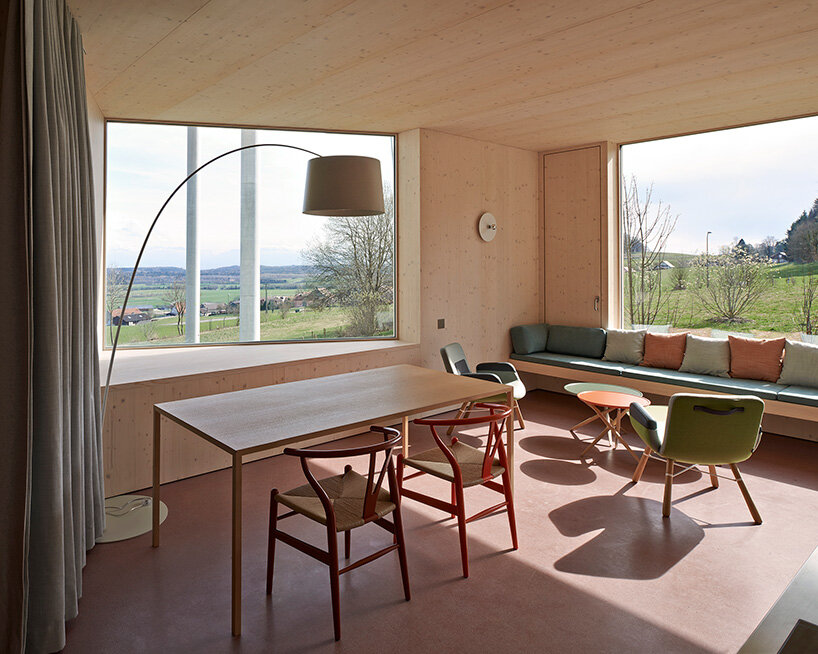 architect-designed cabins offer temporary homes for writers at jan michalski foundation - 16