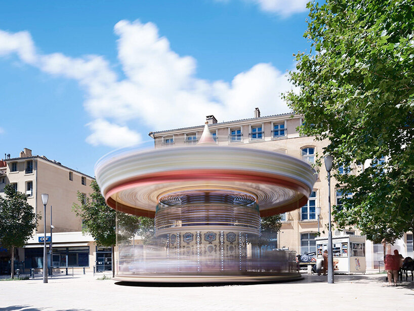 luca battaglia looks at carousels through the changing perception of movement - 13