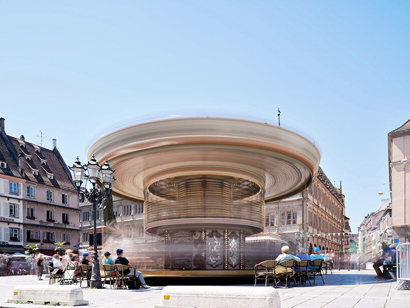 luca battaglia looks at carousels through the changing perception of movement - 14