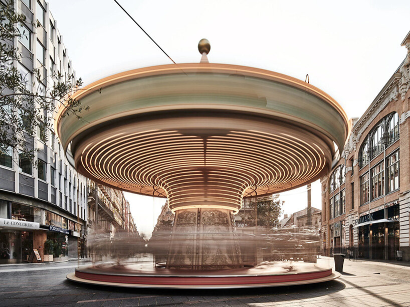 luca battaglia looks at carousels through the changing perception of movement - 12