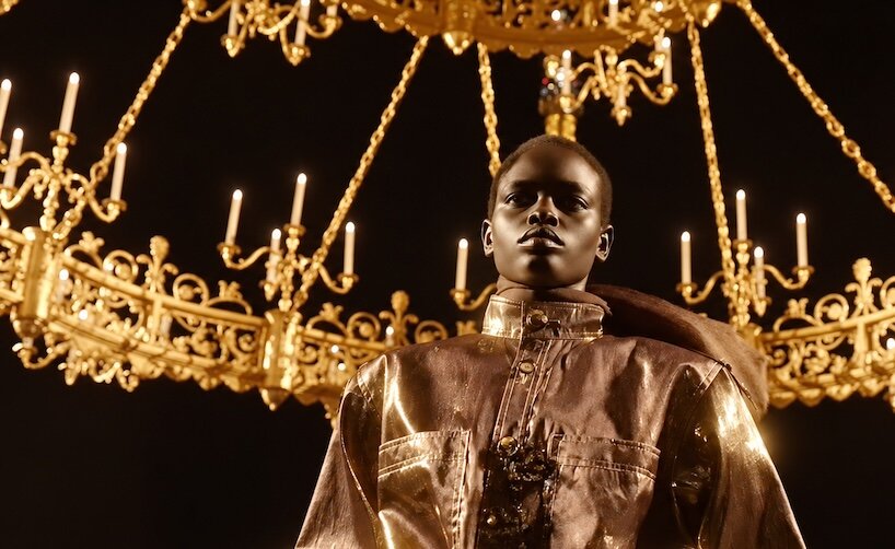 three monumental chandeliers recreate yves saint laurent’s historic paris ballroom at trocadéro - 4