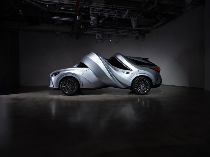 MSCHF bends and twists LEXUS cars into surreal full-scale sculptures