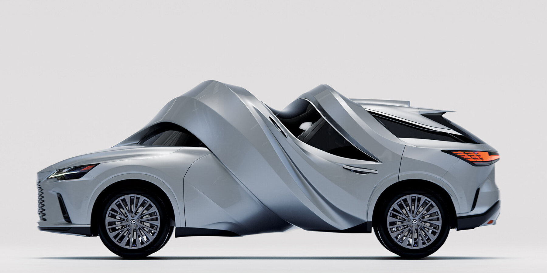 MSCHF bends and twists LEXUS cars into surreal full-scale sculptures