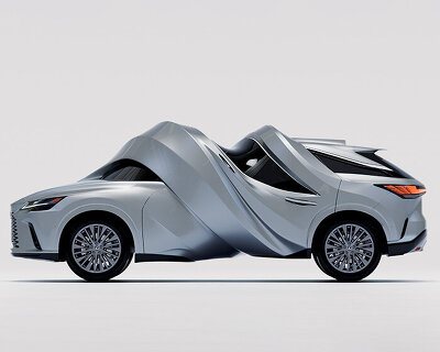 MSCHF bends and twists LEXUS cars into surreal full-scale sculptures