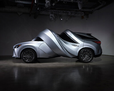 MSCHF bends and twists LEXUS cars into surreal full-scale sculptures
